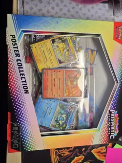Pokemon TCG SV8.5 Prismatic Evolutions Poster Collection Box Factory Sealed - Image 1