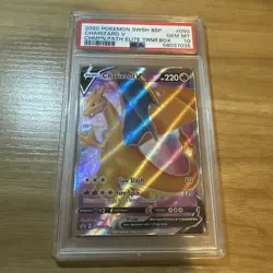 Pokemon TCG Charizard V Promo PSA 10 SWSH050 Holo Sword Shield English - Image 1