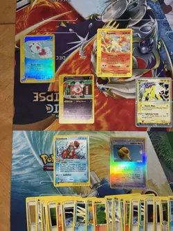 Vintage Pokemon Card Lot E Series Holo Etc Raikou Meganium Bulbasaur 111 Cards - Image 4