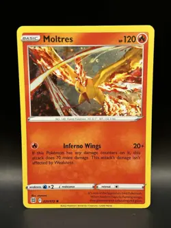 Moltres Bundle 021/172 (League Play! Stamp & Cosmo Holo) - Pokemon Cards - NM - Image 4