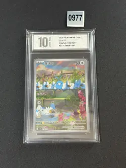 Chinese Swablu 136/129 csv5 Scarlet & Violet Art Rare Holo Pokemon TCG Grade 10 - Image 1