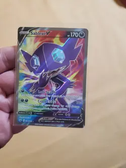 NM Sableye V 194/202 Rare Ultra Sword & Shield Pokemon Near Mint - Image 1