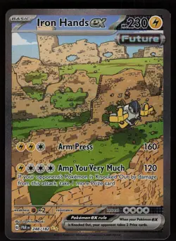 Iron Hands ex 248/182 Special Illustration Rare Paradox Rift Pokemon - Image 1