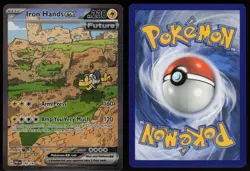 Iron Hands ex 248/182 Special Illustration Rare Paradox Rift Pokemon - Image 3