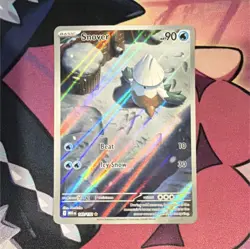 Pokemon Snover 140/132 Me01: Mega Evolution Illustration Rare Full Art Holo - Image 1