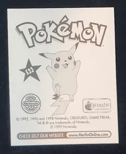 1999 Merlin Pokemon #S23 Mew prism high grade - Image 3