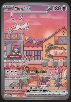 Mew ex SVP053 Pokemon TCG Scarlet & Violet Promo Holo Full Art NM - Image 1