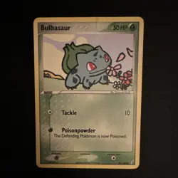 Pokemon TCG Bulbasaur 45/100 EX Crystal Guardians Common Basic 2006 English - Image 1