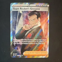 The Pokemon Company Team Rocket's Giovanni 225/182 Destined Rivals Holo - Image 1