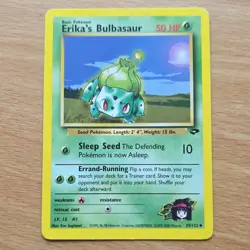 Pokemon TCG Erika's Bulbasaur Uncommon Gym Challenge 39/132 Regular Unlimited E… - Image 1