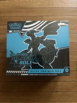 Pokemon Scarlet & Violet Black Bolt Elite Trainer Box ETB New & Sealed - Image 1