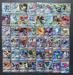 48*Lot Pokemon TCG S-CHN. GX Holo Mewtwo Reshiram Solgaleo Ultra Necrozma#2 JD90 - Image 1