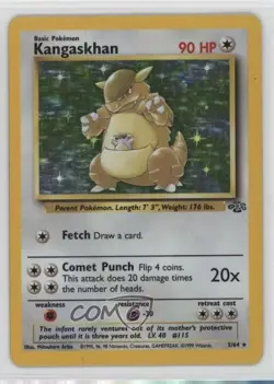 Kangaskhan Holo Pokemon Jungle #5 1999 - Image 1