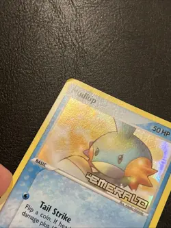 Pokemon TCG Mudkip 56/106 Ex Emerald Reverse Holo Stamped HP - Image 2