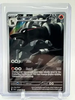 Pokemon Houndoom 066/064 Sv: Shrouded Fable Illustration Rare MINT - Image 1