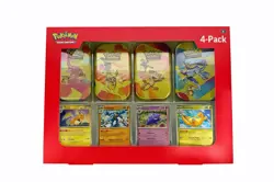Pokemon TCG - Scarlet & Violet 151 : 4 MINI TINS SAMS CLUB BOX Factory Sealed - Image 1