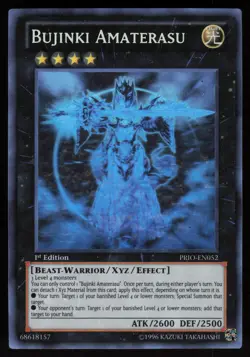Bujinki Amaterasu (Ghost Rare) PRIO-EN052 Primal Origin 1st Edition Yu-Gi-Oh - Image 1