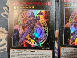 Ebon Illusion Magician RED text x3 LDS3-EN09 Ultra Rare Yugioh LP - Image 4