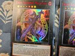 Ebon Illusion Magician RED text x3 LDS3-EN09 Ultra Rare Yugioh LP - Image 5