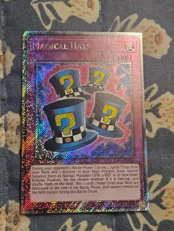 Magical Hats Platinum Secret Rare - RA03- Lightly played LP - Yugioh - Image 2