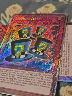 Magical Hats Platinum Secret Rare - RA03- Lightly played LP - Yugioh - Image 4