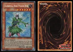 Elemental Hero Poison Rose PP02-EN006 Secret Rare ERROR Yu-Gi-Oh - Image 3