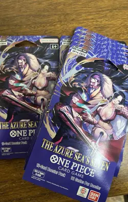 One Piece TCG The Azure Sea’s Seven OP-14 Booster Pack Lot Of 8 Sealed English - Image 1