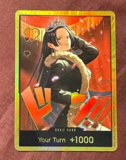 One Piece Extra Booster: Heroines EB03 Don!! Card Boa Hancock Gold English - Image 1