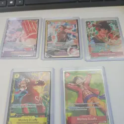 One Piece EB-02 25th Collection Monkey D Luffy EB02-061 Alt SEC + 4 Alt. Arts - Image 1