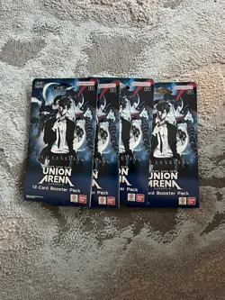 Union Arena Solo Leveling Sleeved Booster Blister Pack x 4 English - Image 1