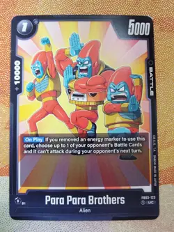 Para Para Brothers FB03-123 English Raging Roar Dragonball Fusion World Card NM - Image 1