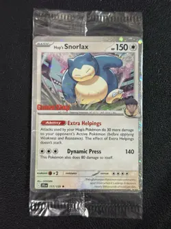 Pokemon Hop's Snorlax GameStop Promo Card 117/159 Journey Together Sealed - Image 1