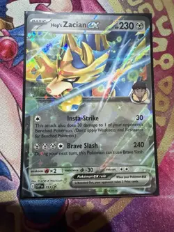 Hop's Zacian Ex Box Promo Cards (Zacian ex SVP EN 193) Pokemon Journey Together - Image 1