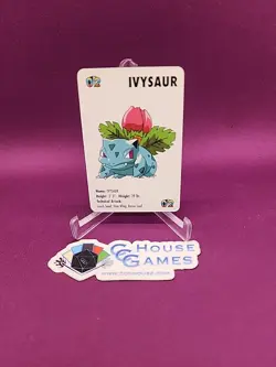 KFC Pokemon Ivysaur 02 Mini Card 1998 Applause Nintendo China Promo *CCGHouse* - Image 1