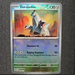 Pokemon TCG Card - Duraludon 069/131 Master Ball Reverse Prismatic Evolutions - Image 1