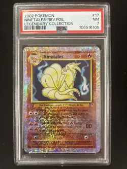 Ninetales - 17/110 - Reverse Holo - Legendary Collection - Pokemon Card - PSA 7 - Image 1