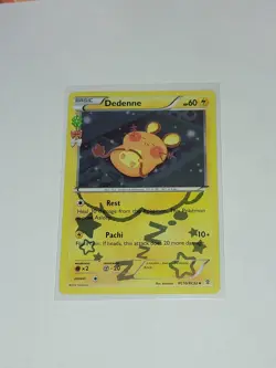 Dedenne RC10/RC32 Holo Generations Radiant Collection Pokemon Card - Image 1