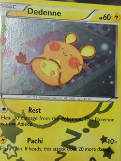 Dedenne RC10/RC32 Holo Generations Radiant Collection Pokemon Card - Image 2