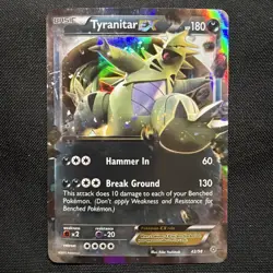Tyranitar EX 42/98 Ancient Origins Ultra Rare Holo Pokemon Card HP - Image 1