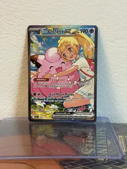 Pokemon Card Lillie's Clefairy ex SIR 280/217 Ascended Heroes Near Mint NEW - Image 1