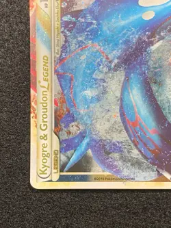 Pokemon Undaunted Kyogre & Groudon Ultra Rare Legend Card 87/90 Top Half - LP+ - Image 5