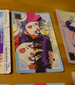 SAILORMOON R JAPANESE CARDDASS CARD REG CARTE 77 MADE IN JAPAN 1993 MINT - Image 1