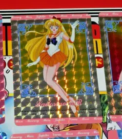 SAILORMOON R HERO COLLECTION PRISM CARDDASS CARD CARTE 312 VERSION HARD JAPAN NM - Image 1