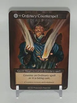 Sorcery Contested Realm: Alpha Ordinary Counterspell Sample Card - Image 1
