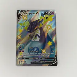 Dragapult V SHINY SWSH096 NM Full Art Promo Rare Pokemon Card - Image 1