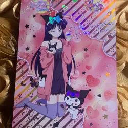Sailor Mars Kuromi Sailor Moon 30 Year GODDESS Waifu Anime Girl Card - Image 2