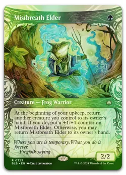 Mistbreath Elder (Showcase) #323 (Foil) (NM) Bloomburrow BLB Magic MTG - Image 1