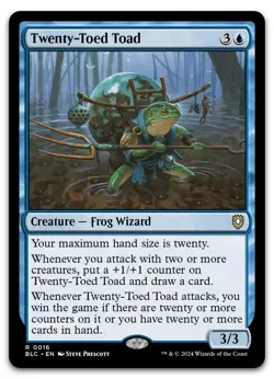 Twenty-Toed Toad #16 (NM) Bloomburrow BLC Magic MTG - Image 1