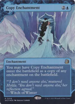 Copy Enchantment Wilds of Eldraine Rare Foil #16 NM MTG - Image 1