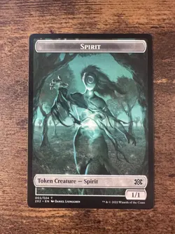 Cat Dragon Spirit Token 2X2 Regular NM MTG - Image 2